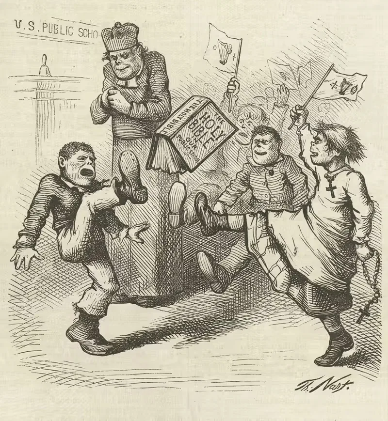 Не верь в это by Томас Наст, 1871 — digital art print download