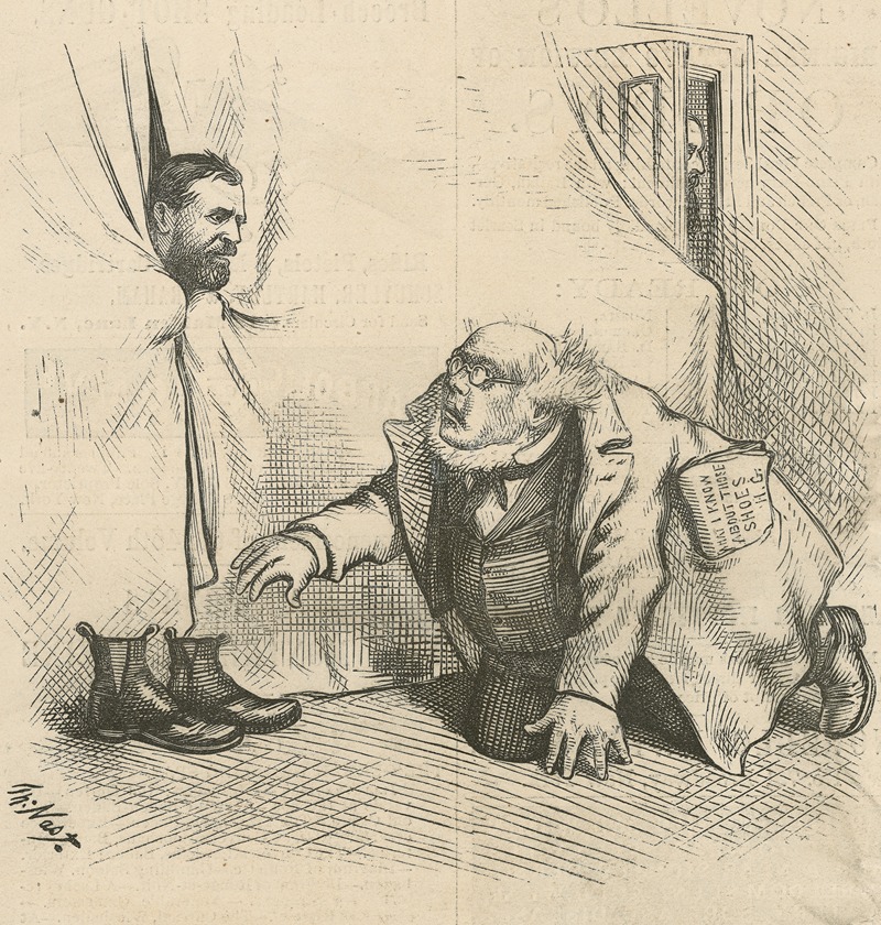 Бросьте их by Томас Наст, 1872 — digital art print download