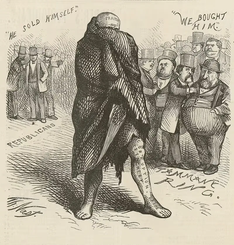 Освободите место для прокаженного by Томас Наст, 1871 — digital art print download