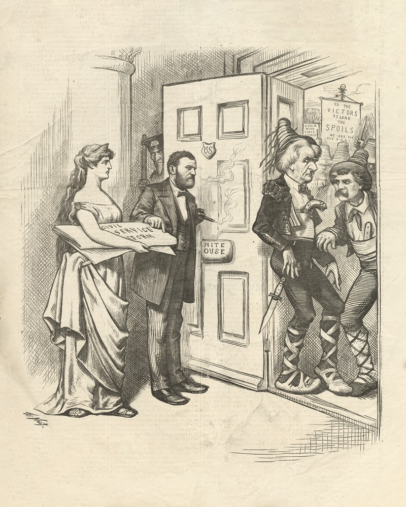 Никакой капитуляции by Томас Наст, 1872 — digital art print download