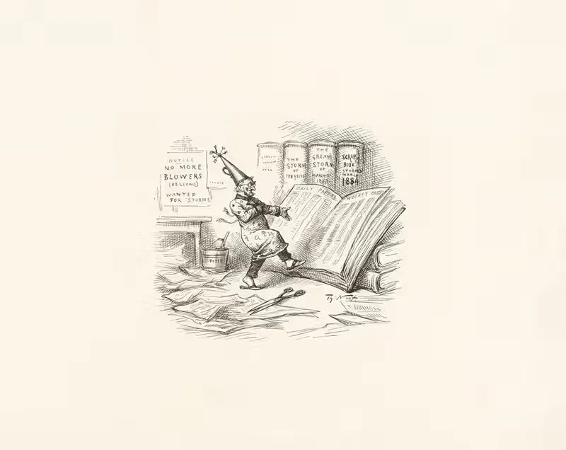 Notice. No more blowers (bellows) wanted for storms — Thomas Nast