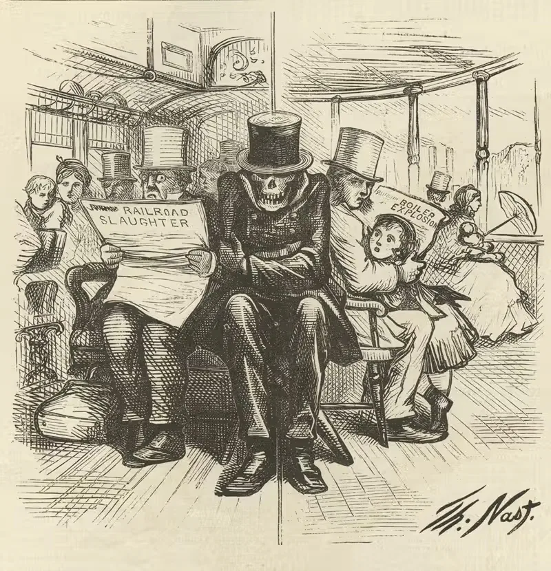 Our constant traveling companion — Thomas Nast