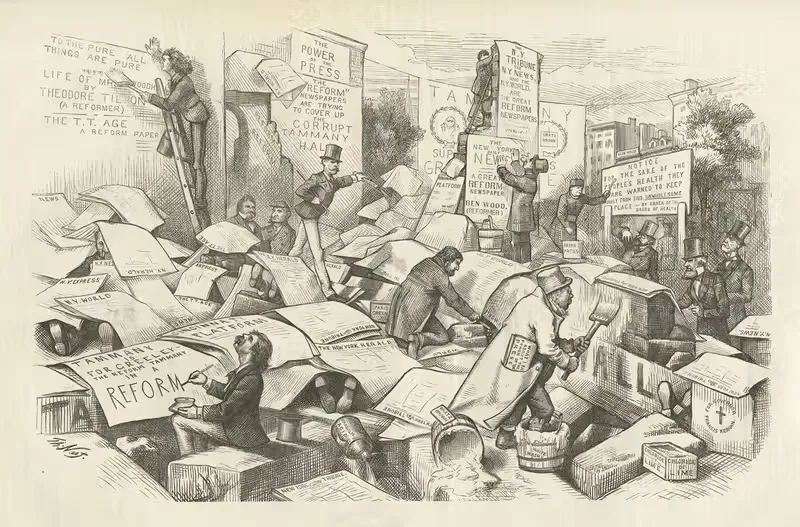Out, damned spot! Out, I say!. — Thomas Nast