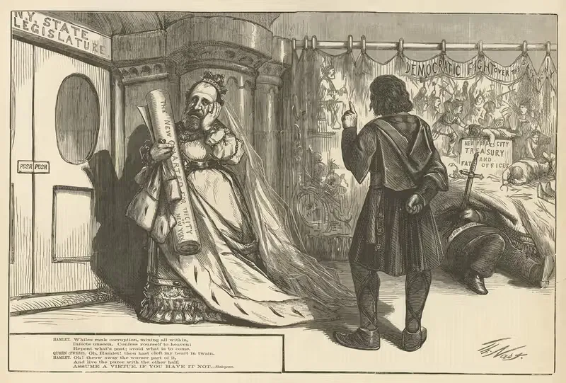 Senator Tweed in a new role — Thomas Nast