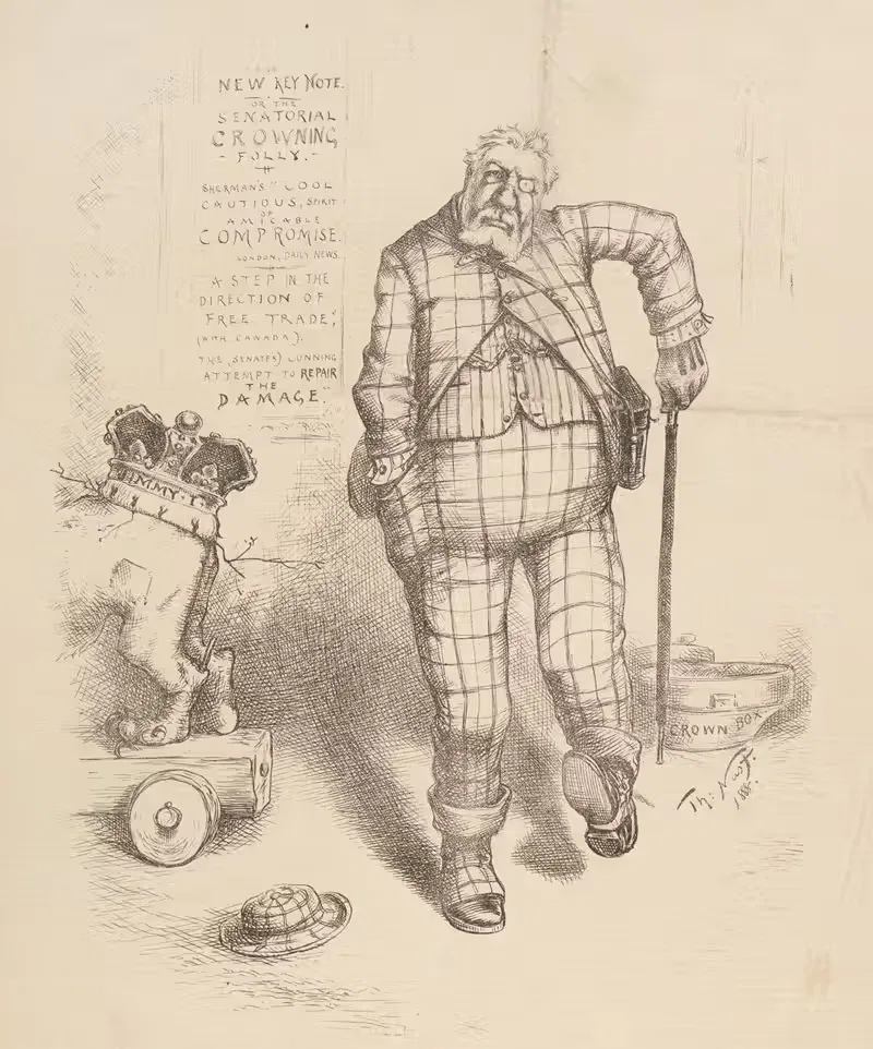 The crown covers a multitude of shortcomings — Thomas Nast