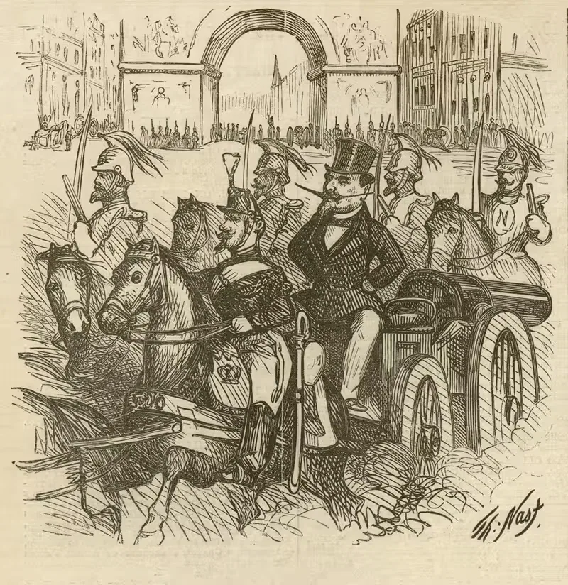 Империя – это мир! by Томас Наст, 1869 — digital art print download
