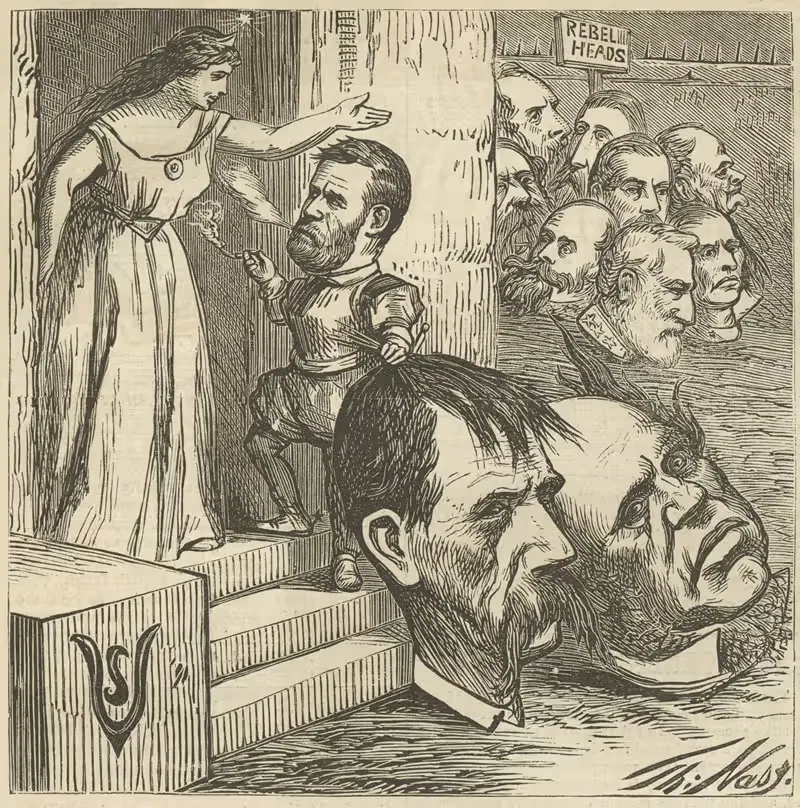 Улисс, убивающий гигантов by Томас Наст, 1868 — digital art print download