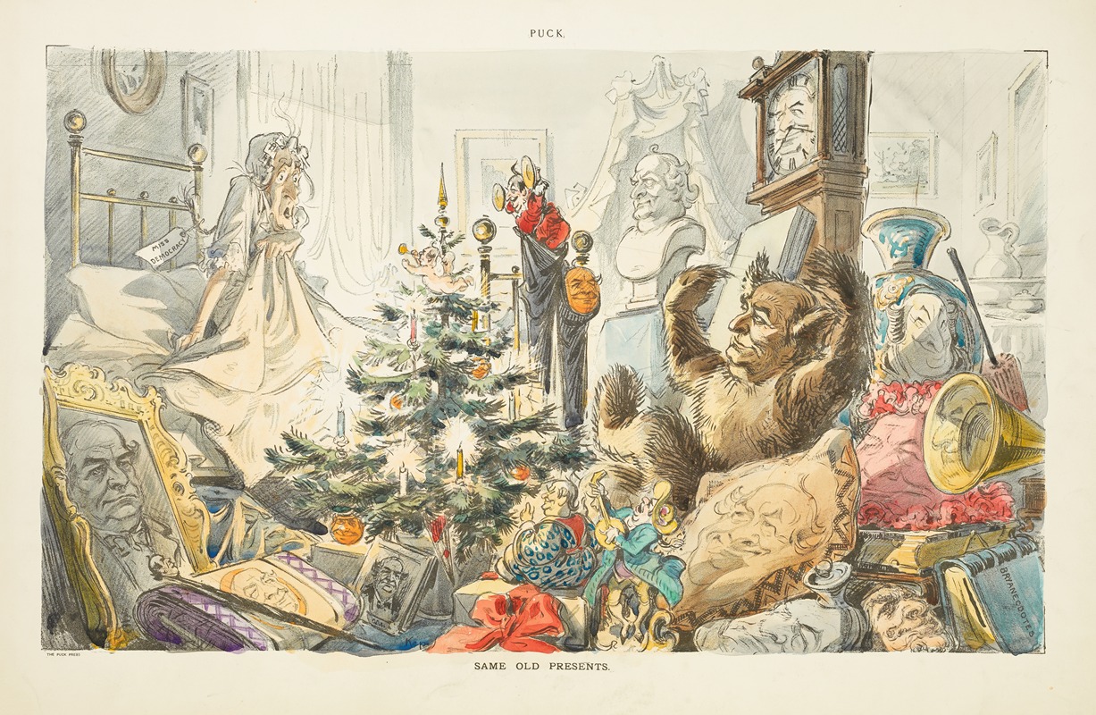 Те же старые подарки by Удо Кепплер, 1907 — digital art print download