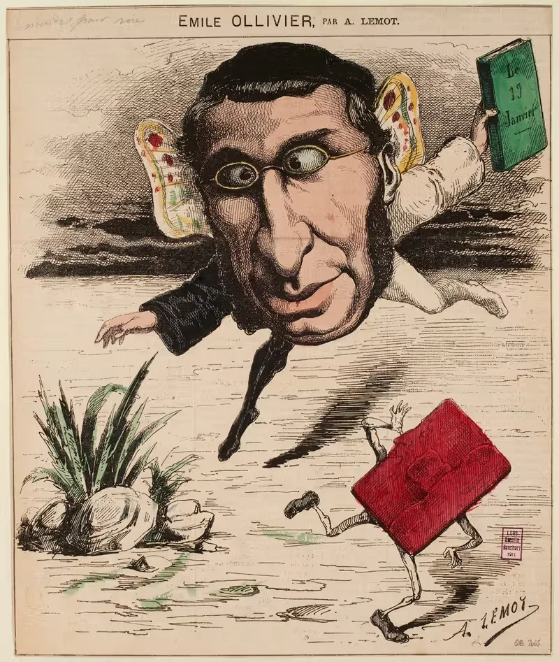 Emile Ollivier by Valentin Achille Lemot — digital art print download