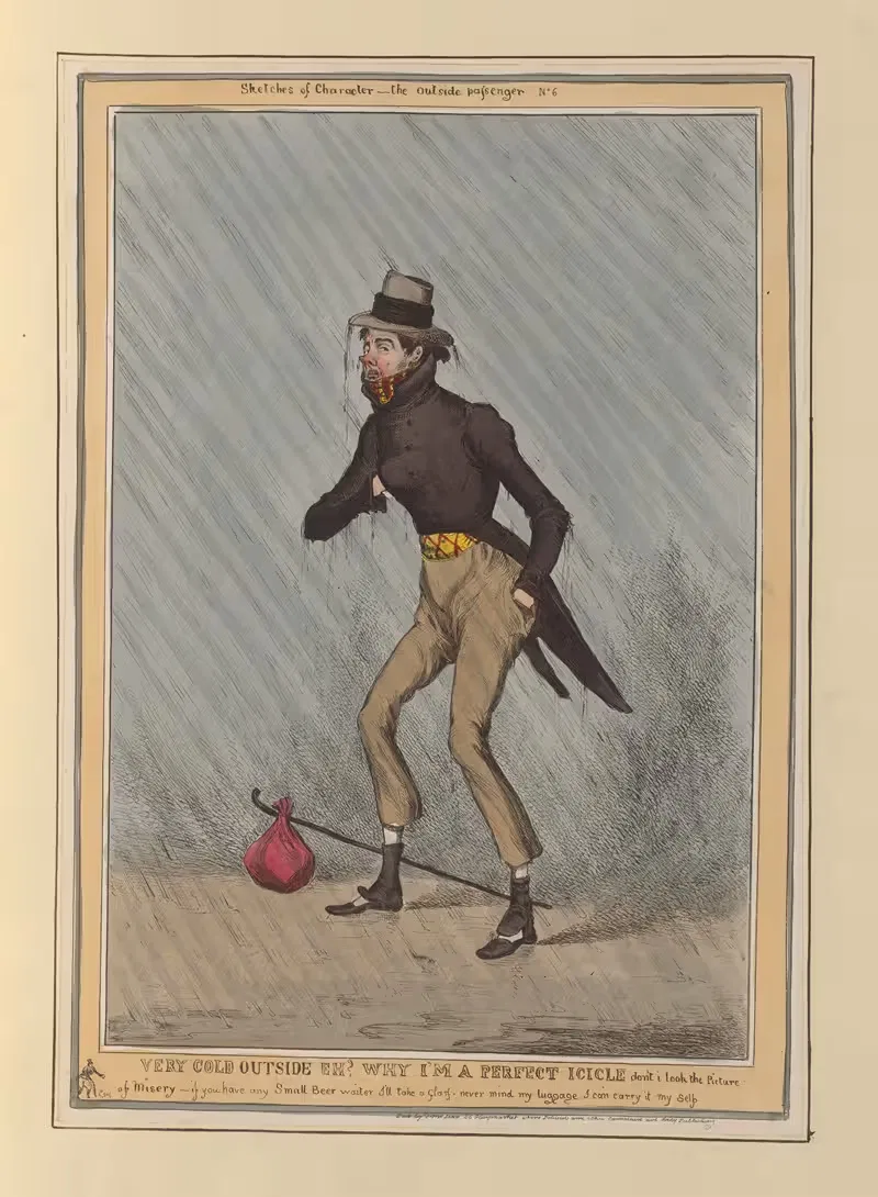 Очень холодно на улице; Почему я идеальная сосулька by Уильям Хит, 1827-1829 — digital art print download