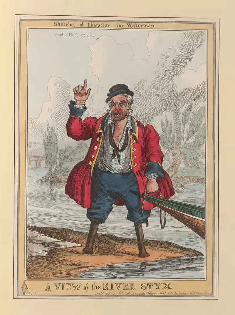 Вид на реку Стикс by Уильям Хит, 1827-1829 — digital art print download