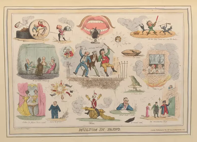 Много в малом by Уильям Хит, 1827-1829 — digital art print download