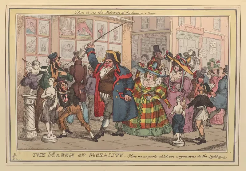 Поход морали by Уильям Хит, 1827-1829 — digital art print download