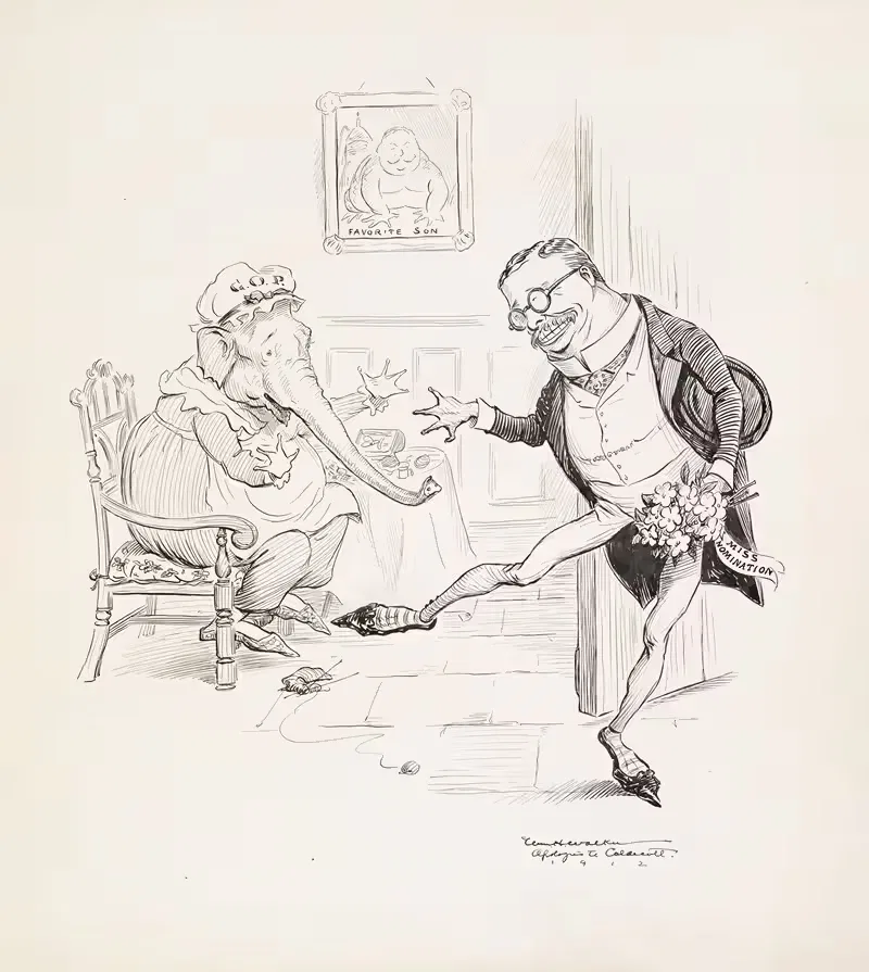 Лягушка, он бы пошел свататься by Уильям Генри Уокер, 1912 — digital art print download