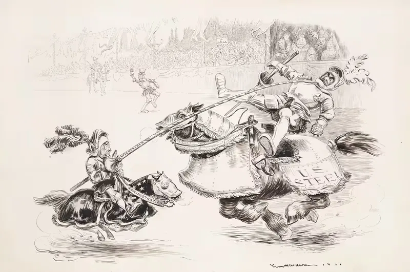 A promising knight by William Henry Walker, 1911 — digital art print download