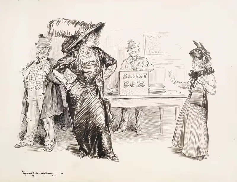 Можешь ли ты тоже голосовать by Уильям Генри Уокер, 1912 — digital art print download