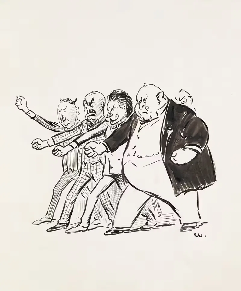 Хор злодеев by Уильям Генри Уокер, 1910 — digital art print download