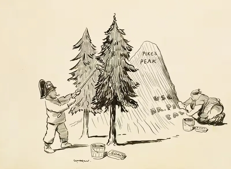 Убирая то, что осталось от пейзажа by Уильям Генри Уокер, 1910 — digital art print download