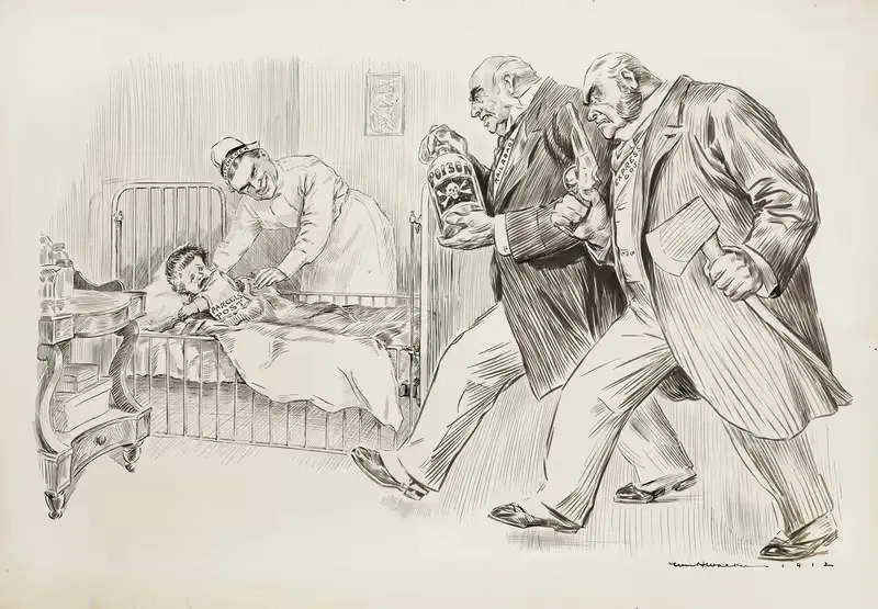 Дорогой, это для их же блага by Уильям Генри Уокер, 1912 — digital art print download