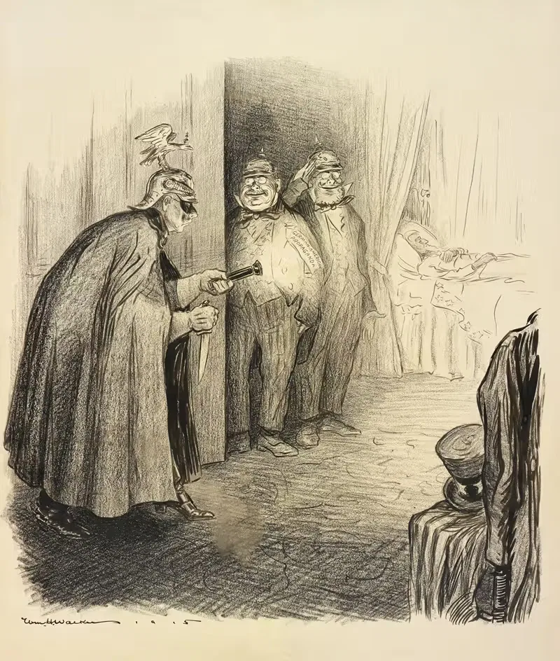 Верные слуги by Уильям Генри Уокер, 1915 — digital art print download