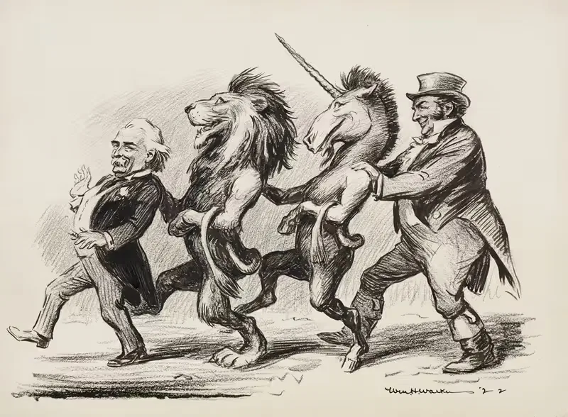 Следуй за лидером by Уильям Генри Уокер, 1922 — digital art print download