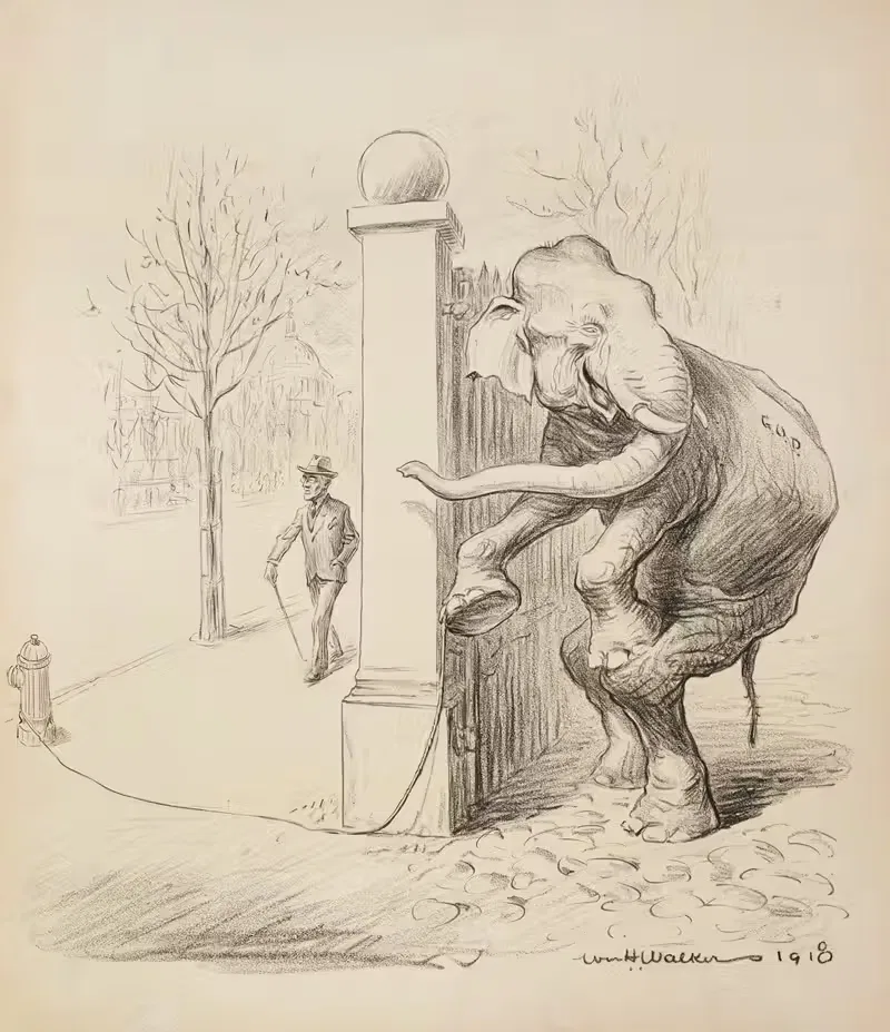 G.O.P. Stick around and see the fun — William Henry Walker