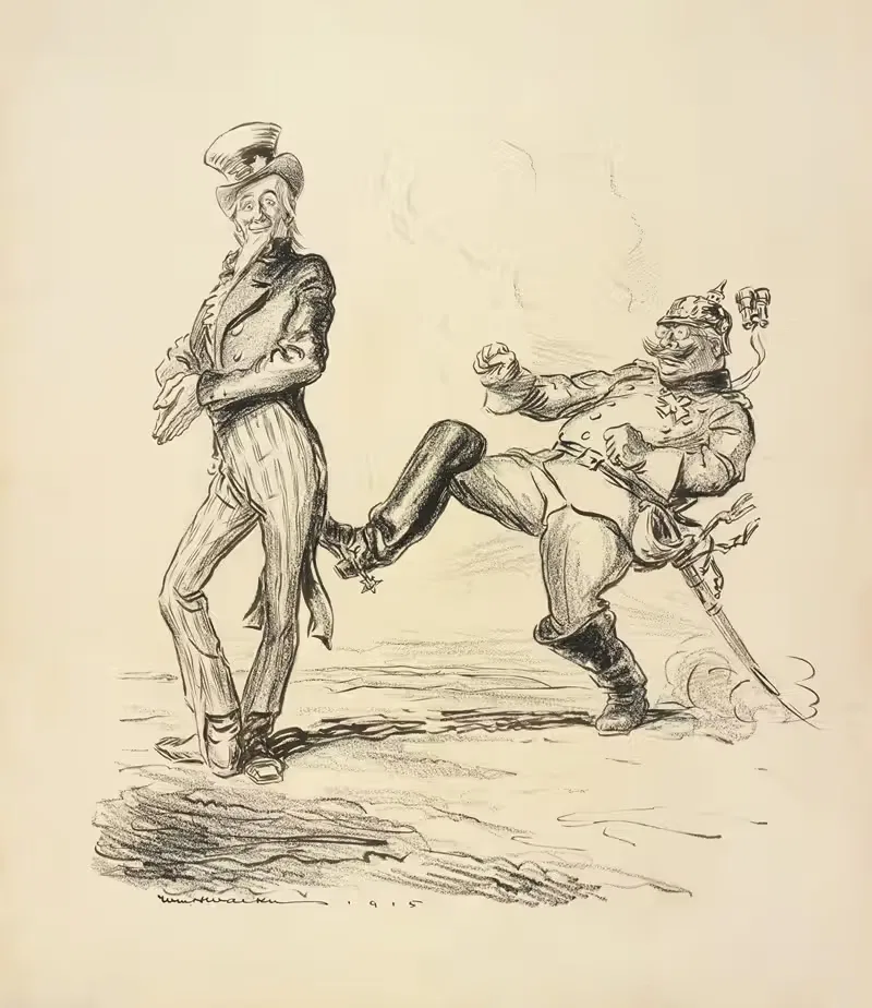Я совершенно нейтрален by Уильям Генри Уокер, 1915 — digital art print download