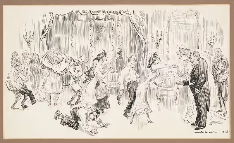 If certain dinner guests should appear on time by William Henry Walker, 1910 — digital art print download