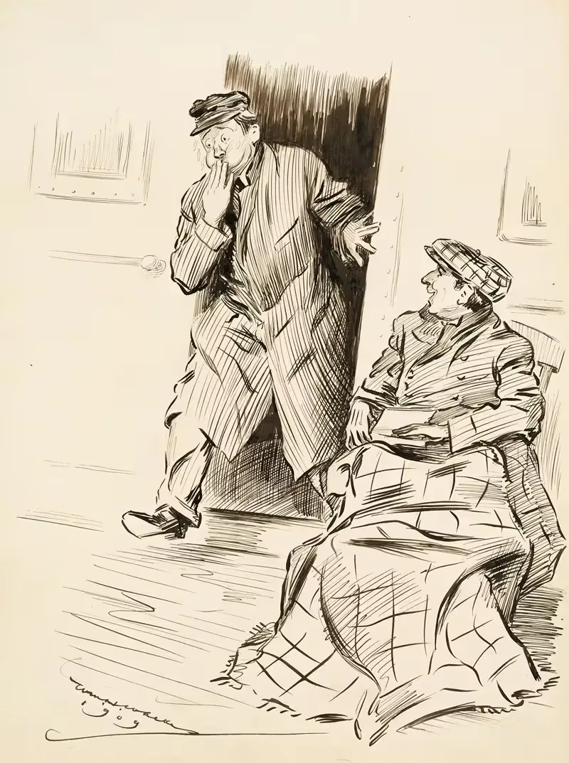 Если ты произнесешь слово, все будет потеряно by Уильям Генри Уокер, 1909 — digital art print download
