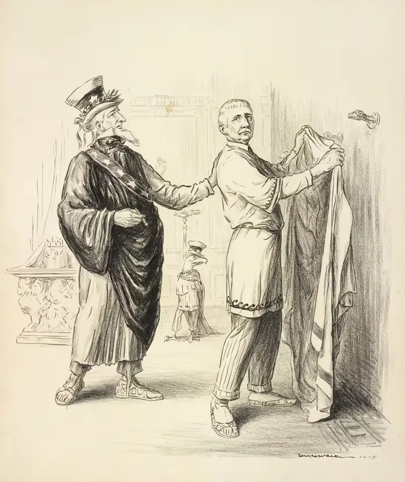 Мне жаль, что ты уезжаешь, Элиху by Уильям Генри Уокер, 1915 — digital art print download