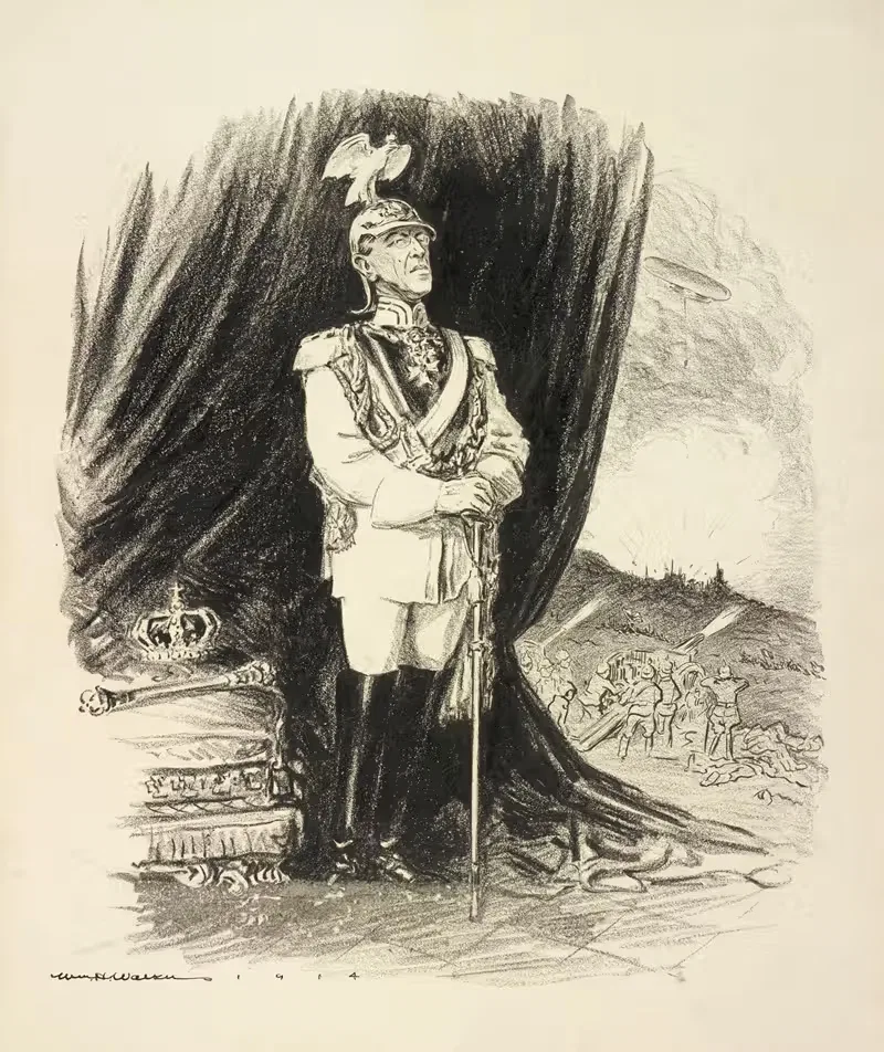 Давайте поблагодарим США. (что это не так) by Уильям Генри Уокер, 1914 — digital art print download