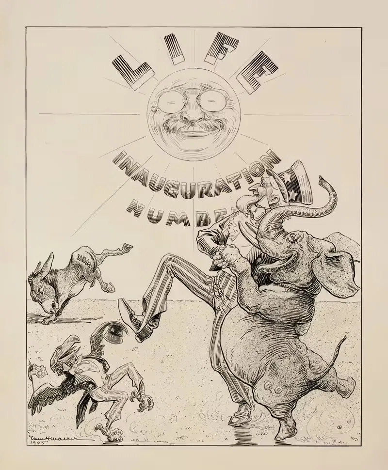 Life Inauguration Number by William Henry Walker, 1905 — digital art print download