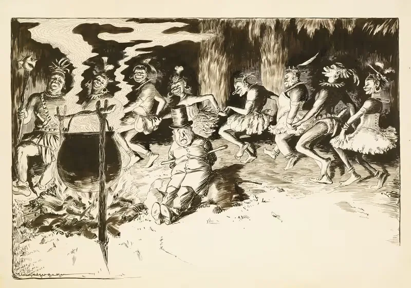 Madame Zambezi gives a dinner dance — William Henry Walker