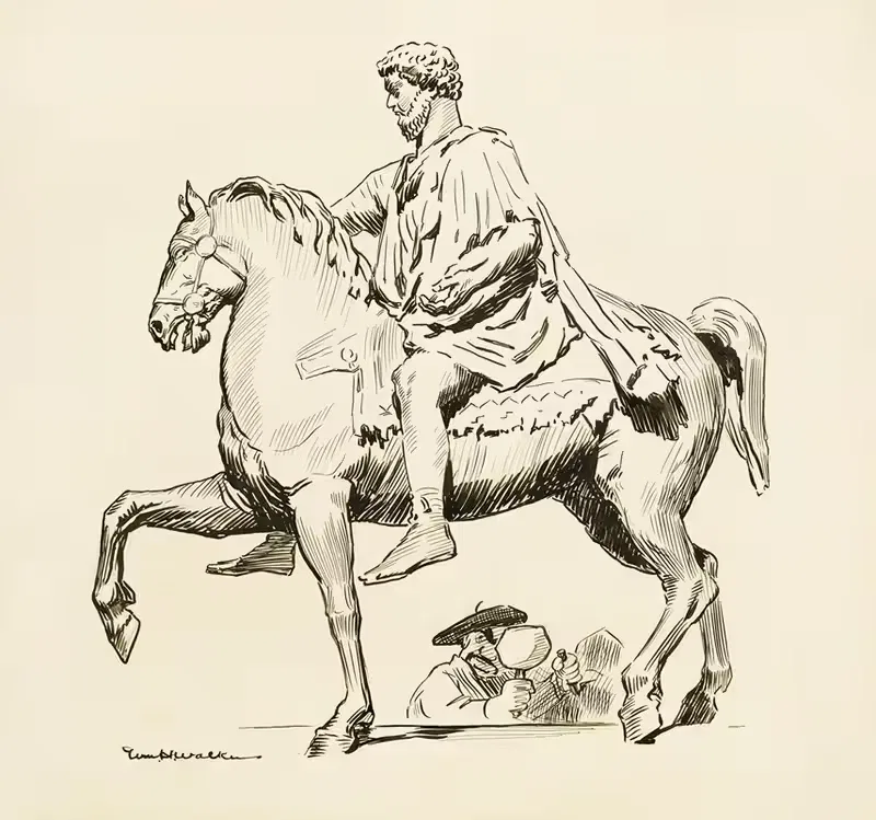 Марк Аврелий как мой образец by Уильям Генри Уокер, 1910 — digital art print download