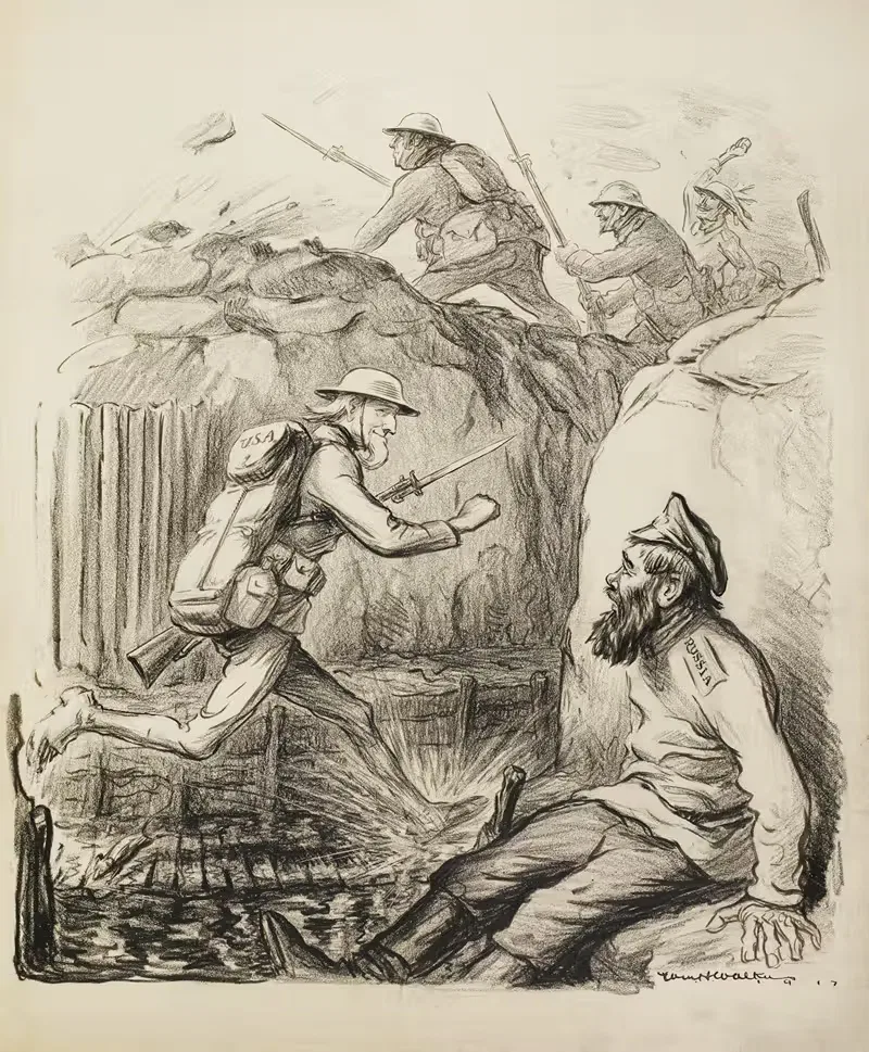 Сэм, не переживай, я займу твое место by Уильям Генри Уокер, 1918 — digital art print download