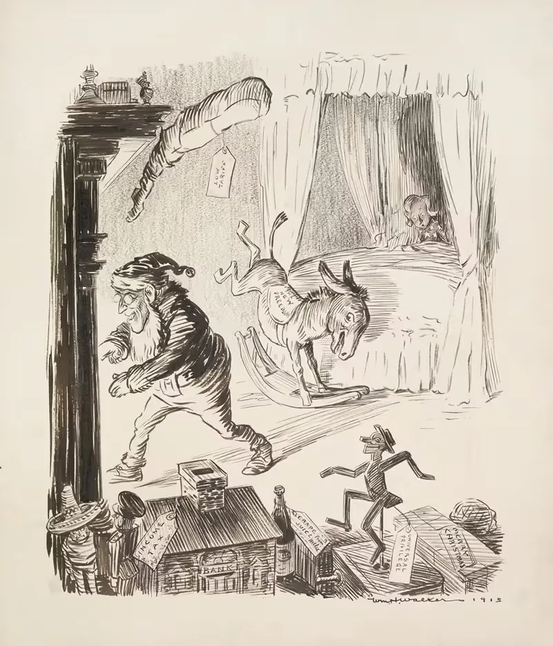 Рождество Сэми by Уильям Генри Уокер, 1913 — digital art print download