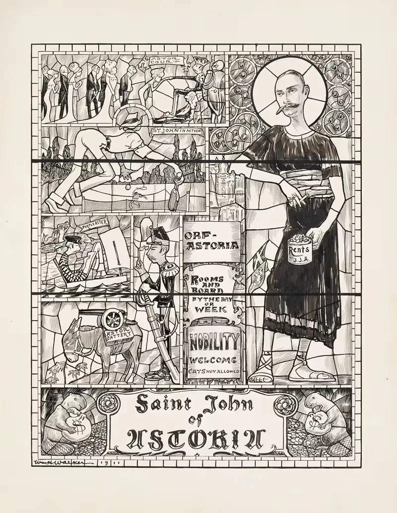 Святой Иоанн из Астории by Уильям Генри Уокер, 1911 — digital art print download