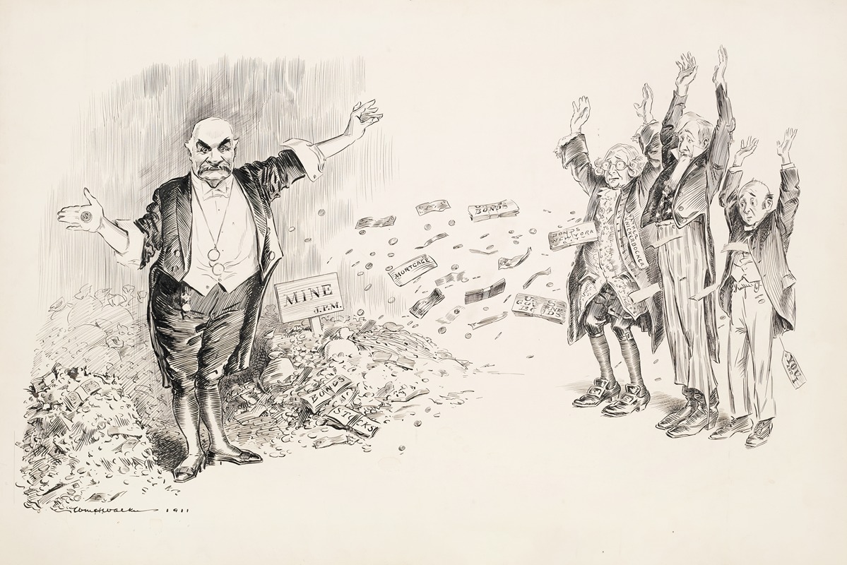 Престидижитаторы by Уильям Генри Уокер, 1911 — digital art print download