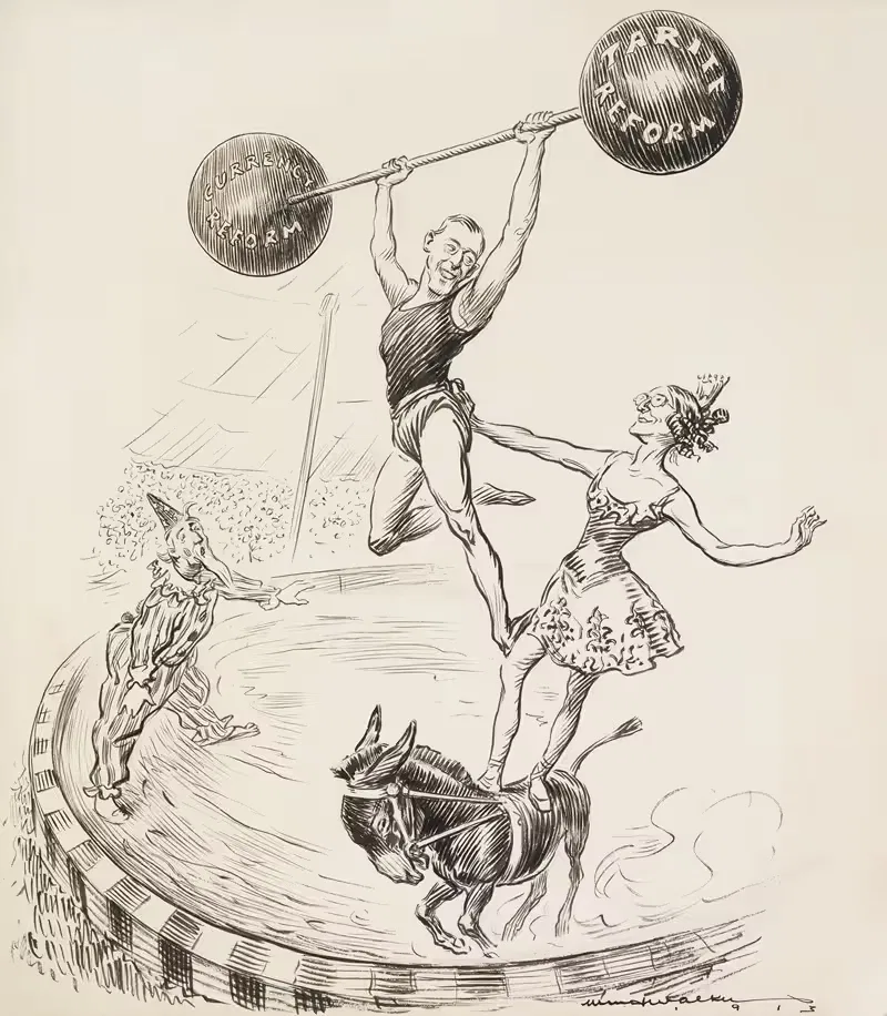 Этот акт зависит от вас, Демократия by Уильям Генри Уокер, 1913 — digital art print download