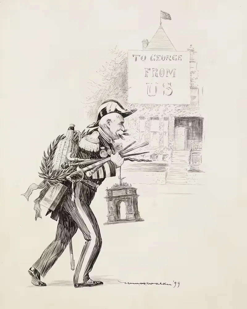 Джорджу в США by Уильям Генри Уокер, 1899 — digital art print download