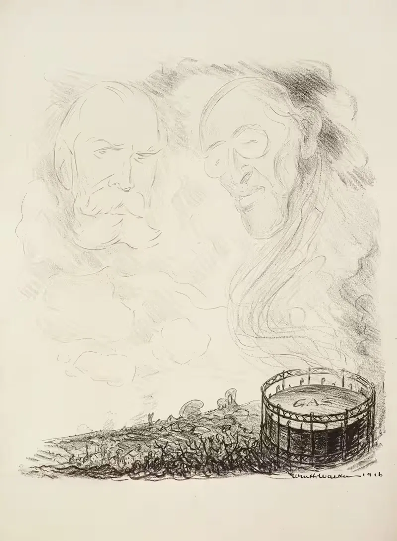 ПАРА И ГАЗ by Уильям Генри Уокер, 1916 — digital art print download