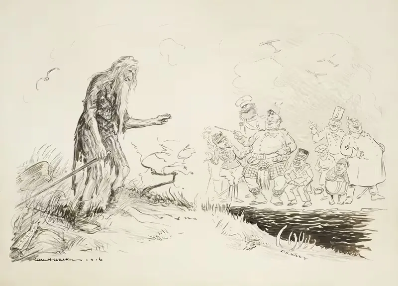Где моя собака, Шнайдер by Уильям Генри Уокер, 1916 — digital art print download