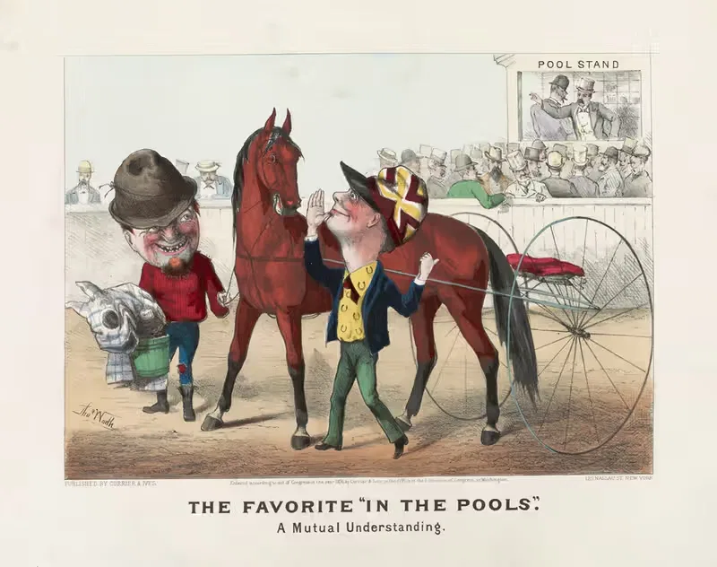 The favorite 'In the pools'; A mutual understanding — Currier & Ives.