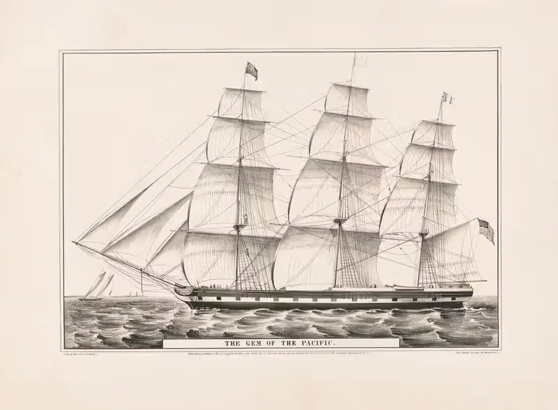 The gem of the Pacific — Currier & Ives.