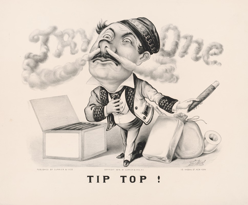 Tip top! by Currier & Ives., 1879 — digital art print download