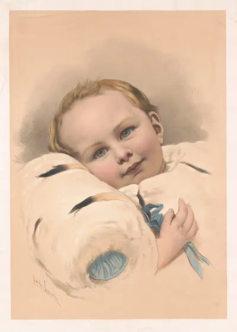 Котик! Котик! by Эмиль Ласаль, 1867 — digital art print download