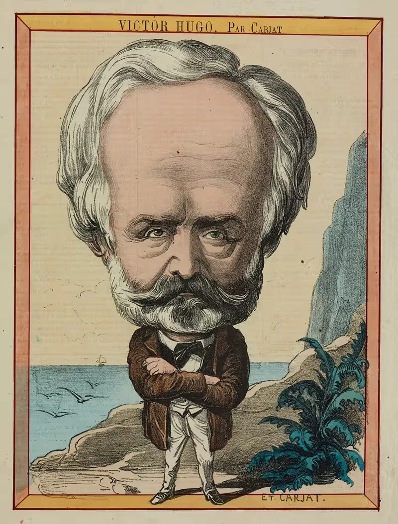 Виктор Гюго by Этьен Каржа, 1867 — digital art print download