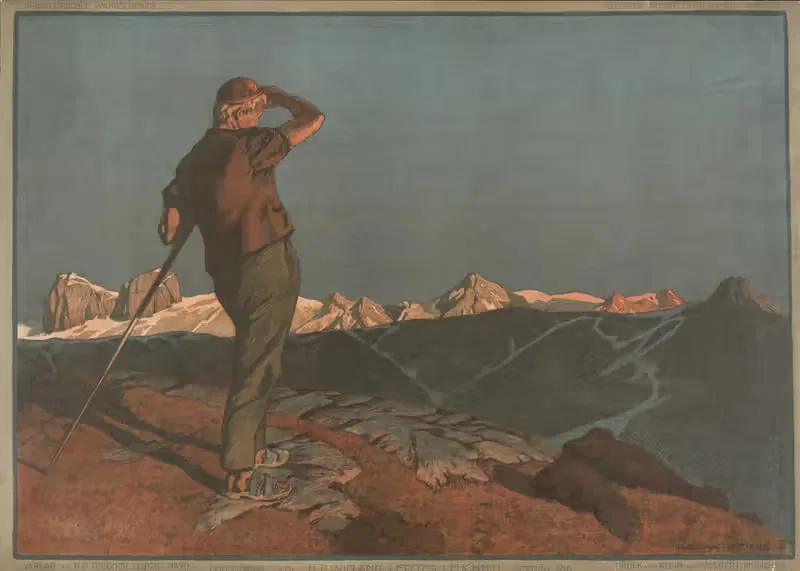 Последний свет Закат солнца by Ханс Бит Виланд, 1890-1910 — digital art print download