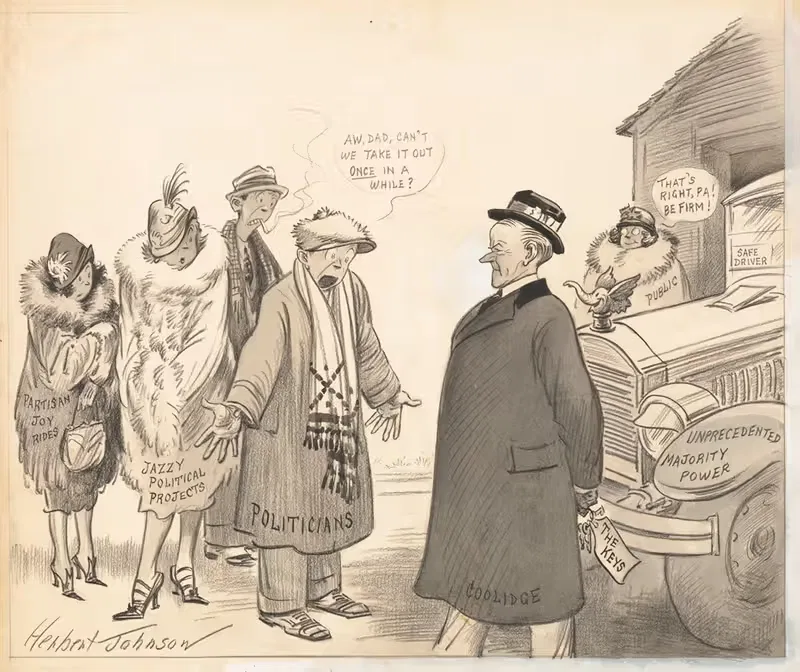The new car by Herbert Johnson, 1924 — digital art print download