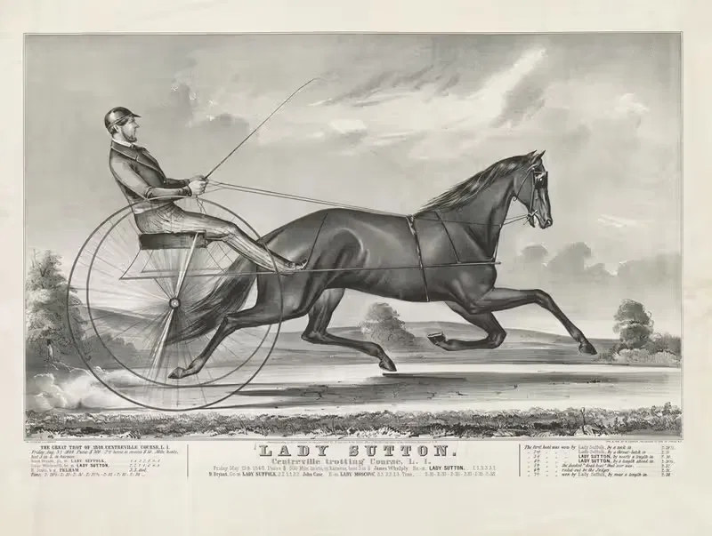 Lady Sutton. Centreville trotting course, L.I. — John Cameron